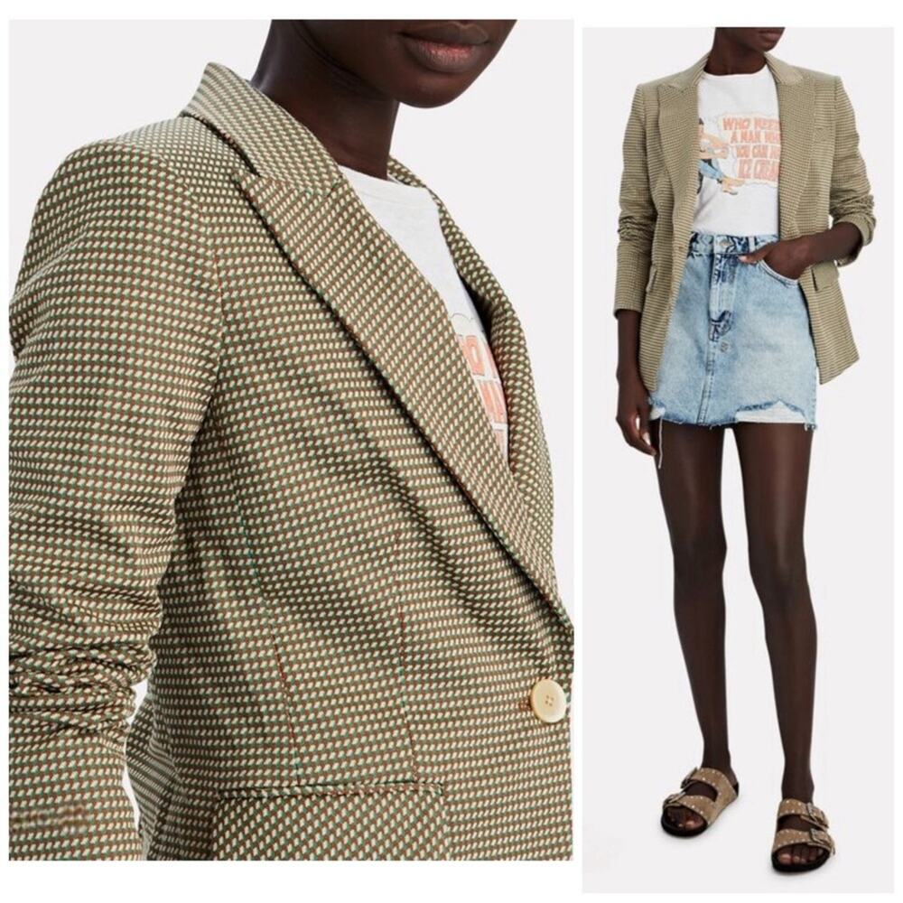 Veronica Beard Zeo Geo Knit Blazer Jacket Size 0
